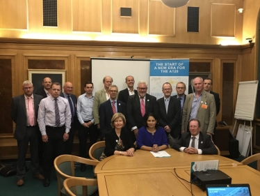  The A120 campaign board at their meeting on 11th July at County Hall, Chelmsford.